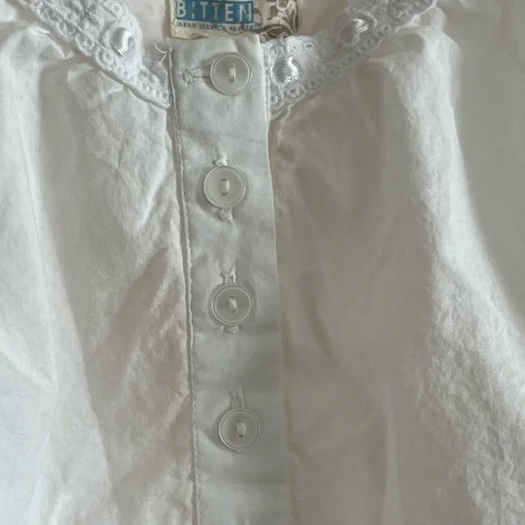 Bitten by Sarah Jessica Parker Ivory Buttoned Nightgown - Picture 6 of 6